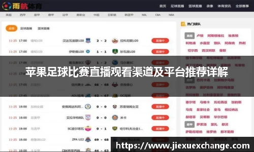 苹果足球比赛直播观看渠道及平台推荐详解